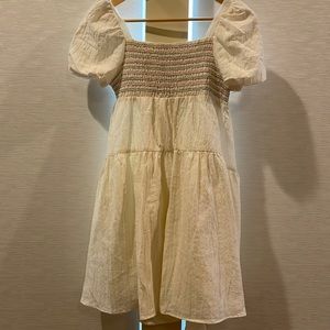 Zara kids smocked dress size 11 - 12 NWT